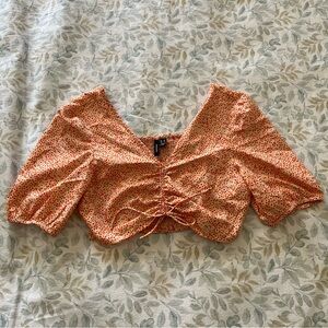 Vera Moda Floral Crop Top